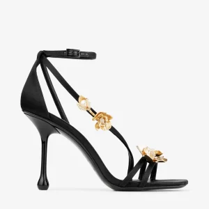 Jimmy Choo Zea 95 Satin Heeled Sandals